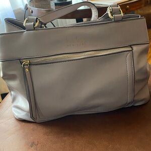 Nicole Miller Sophisticated Gray Shoulder Bag